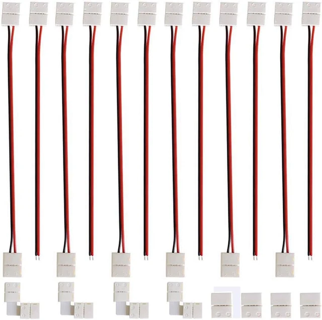Cavo Prolunga Striscia LED 20m + 10 Connettori 8mm 2pin - Per SMD 5050/5630 - Foto 8