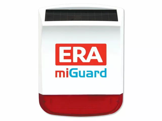 ERA miGuard sirena replica fittizia wireless - obiettivo rosso DS26R