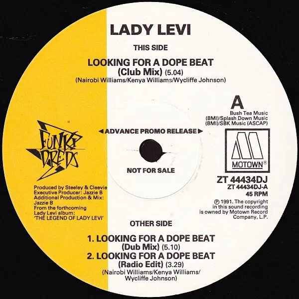 Lady Levi - Looking For A Dope Beat (12", Promo)