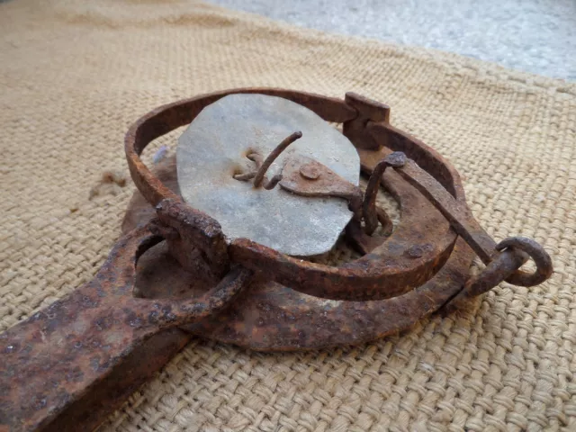 Vintage Antique Small Wrought Iron Mouse Rat Trap Blacksmith Hand Forged