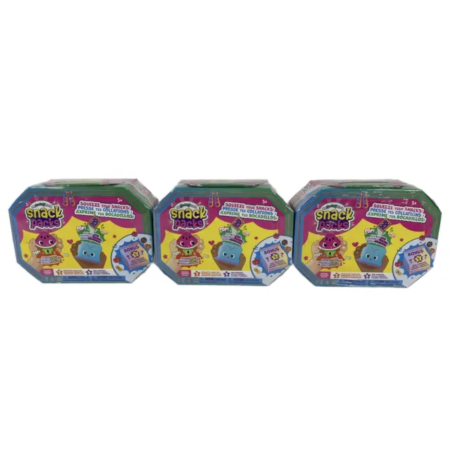My Squishy Little Snack Pack NEW Lot of 3
