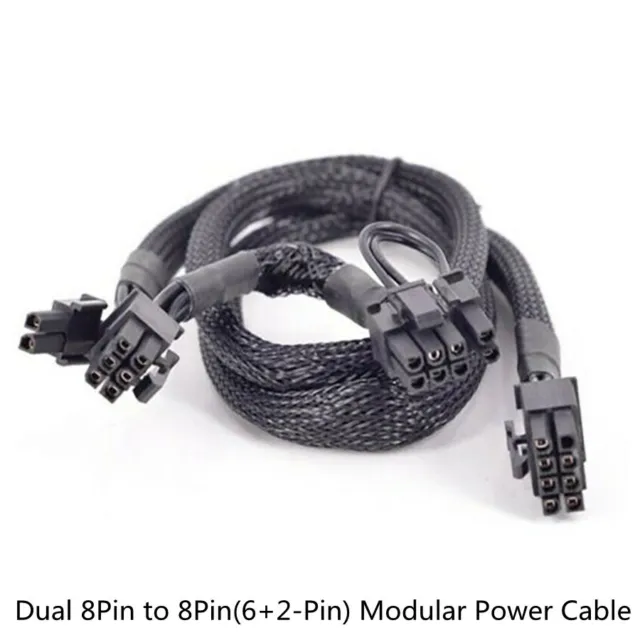 1 pz cavo modulare PCI-E per cavo di alimentazione Corsair da 8 pin a 8 pin + 6 + 2 pin PCIE VGA