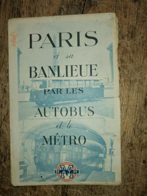 Paris et sa banlieue par le autobus et le metro R.A.T.P