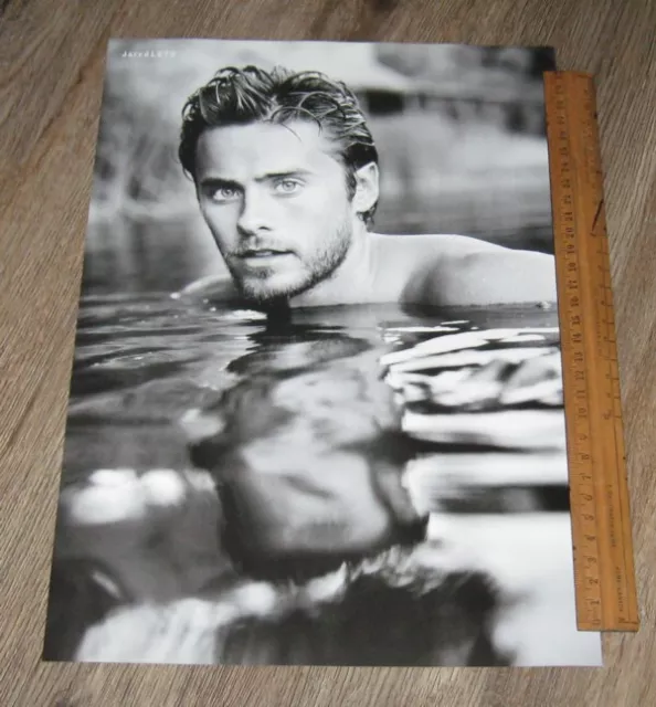 OUTRAGEOUS PHOTOGRAPH Jared Leto original ONE page PHOTO