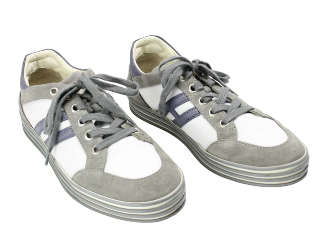 Chaussures Hogan Pour Homme EU 39 À Lacets En Cuir Souple Effet