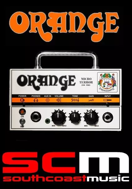 MT20 Orange Micro Terror Amplifier 20W Hybrid Guitar Amp Head