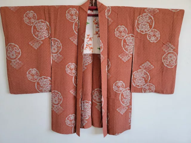 Antique Japanese Silk  KIMONO jacket haori,Haori,KIMONO Dress,Antique,よ