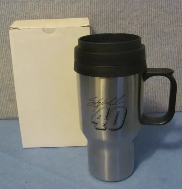 NASCAR- Sterling Marlin #40 Stainless Steel Collectible Thermal Mug!!  NIB