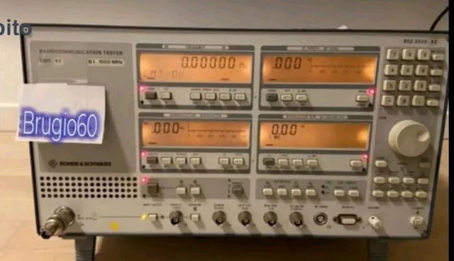 Example Cmt52 RADIO TEST SET 1000MHz AM/FM/SSB Rohde Schwarz CMT52 in perfette ...