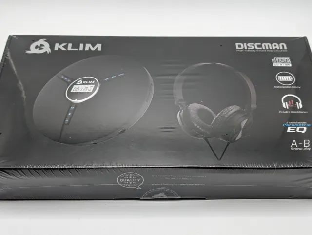 KLIM Discman Lecteur CD Portable