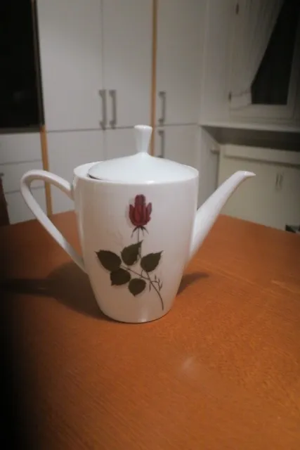 Kaffeekanne / Teekanne mit Rosenmotiv von Winterling