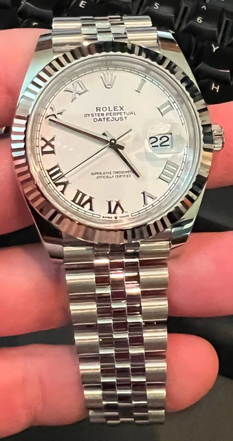 Rolex 126334 41MM SS/WG Datejust White Dial Jubilee Band Oyster Perpetual 2022 Rolex 126334 41MM SS/WG Datejust White Dial Jubilee Band Oyster Perpetual 2022