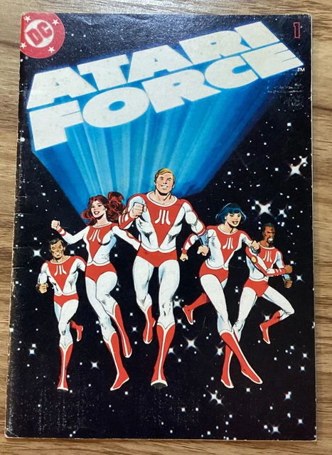 Atari 2600 Atari Force # 1 DC Comics Mini Comic Book Vintage 1982 And 8 12 16 2