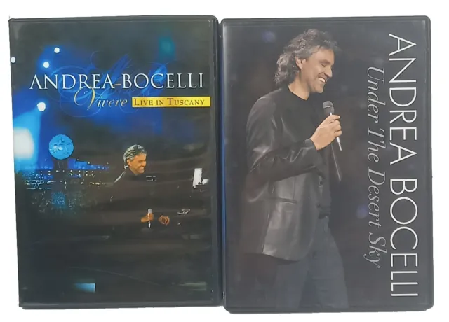 Andrea Bocelli - Vivere Live in Tuscany 08 & Under The Desert Sky Las Vegas 06