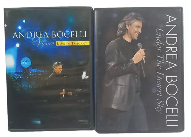 Andrea Bocelli - Vivere Live in Tuscany 08 & Under The Desert Sky Las Vegas 06