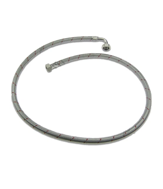 CPUK 1 Meter Stainless Steel Braided Washing Machine Hose - 3/4 BSP