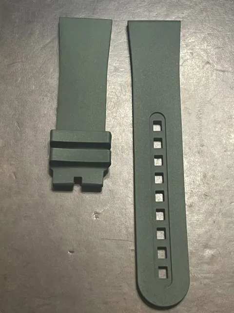 Blancpain OEM Fifty Fathoms Green Rubber Strap 23 x 20