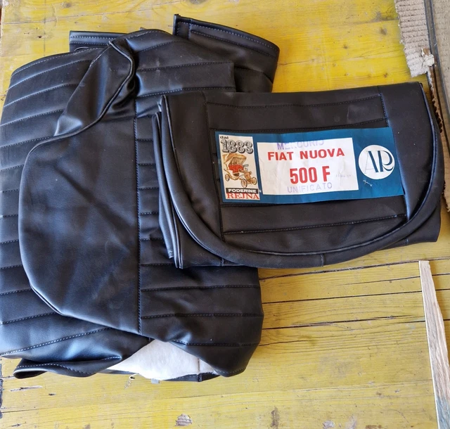 Coprisedili 500 Nuova Bicolore Grigio - Nero - Foto 2