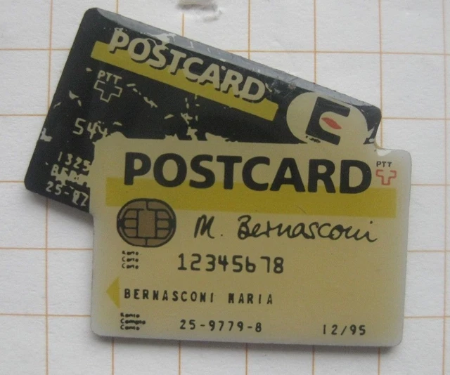 POSTCARD PTT  / POST / SCHWEIZ  ............................... Pin (142i)