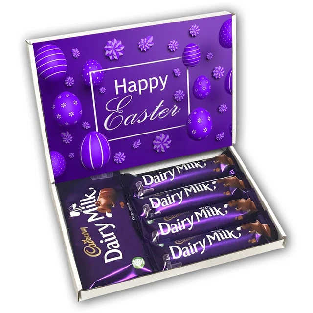 CADBURYS DAIRY MILK Chocolate Bars Gift Box Hamper Easter Gift Present