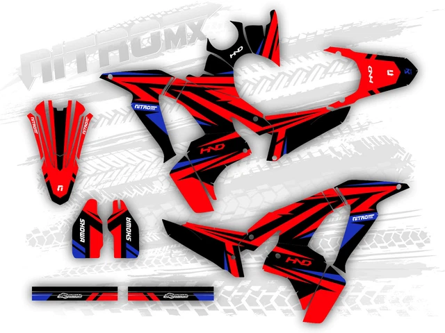 Kit De Décalcomanies Complètes Pour Honda CRF 250/300 Rally 2021-2024 - Multicolore NitroMX