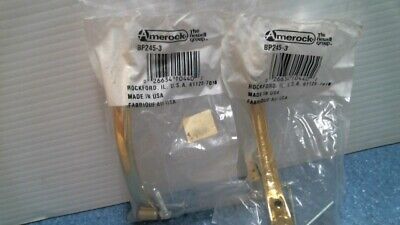 Amerock Polished Brass Cabinets Pulls LOT OF 2  (BP245-3) FS