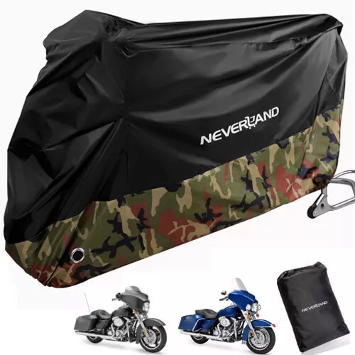 Motorcycle Cover Waterproof UV For Harley-Davidson Electra Glide Ultra Classic