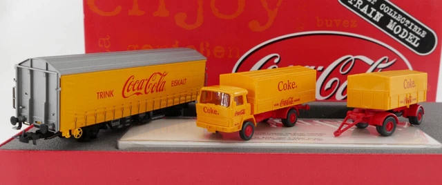 Lemke H0 1:87 LC 21028 Coca Cola Güterwagen Set (Electrotren) OVP