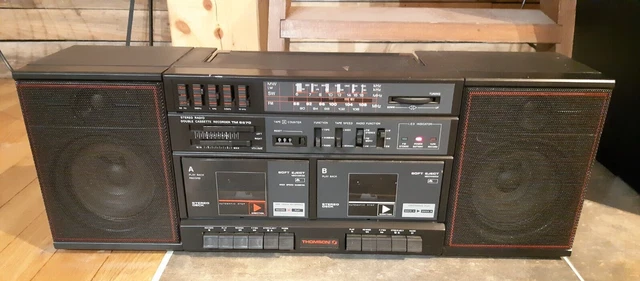 Radio-cassette Thomson TM 4570 - 2 HP Stéréo, Vintage, Fonctionne