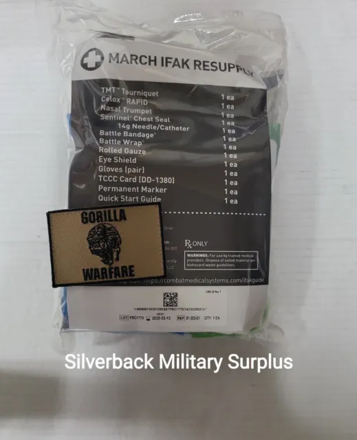 March Ifak Resupply Kit Refill Kit  Dated  02-13- 2025
