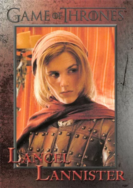 LANCEL LANNISTER (Eugene Simon) / Game of Thrones Season 1 (2012) BASE Card #37