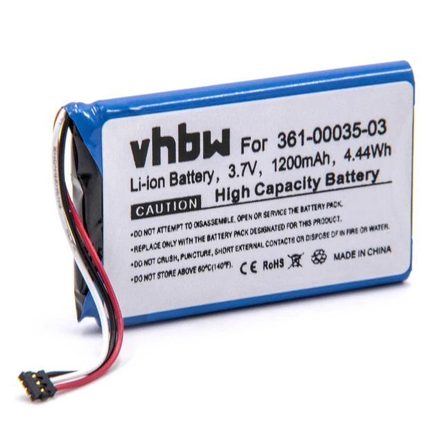 Batterie pour GPS Garmin Nüvi (Garmin Nüvi / Nuvi 465 / 465T), remplace le modèle AD21AD23B0WOW