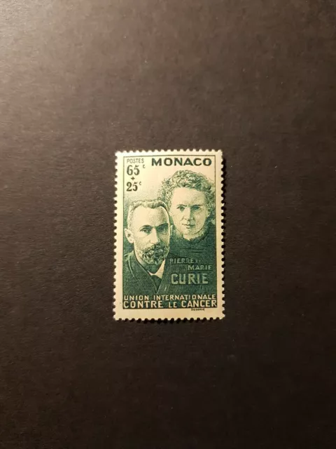 Frankreich Monaco Marie Curie Entdeckung Des Radium N°167 Neu Luxus MNH 1938