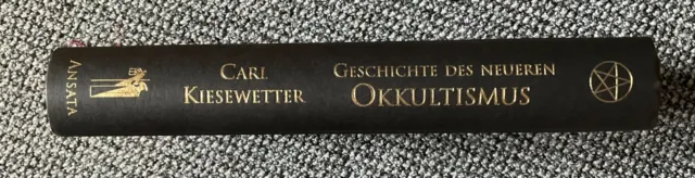 Geschichte des neueren Okkultismus, Carl Kiesewetter, Ansata, gebunden, 636 S.