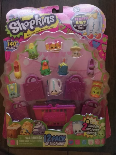 PACK Shopkins saison 2 12 exact bébé moelleux blanc Dum Mee Mee édition spéciale