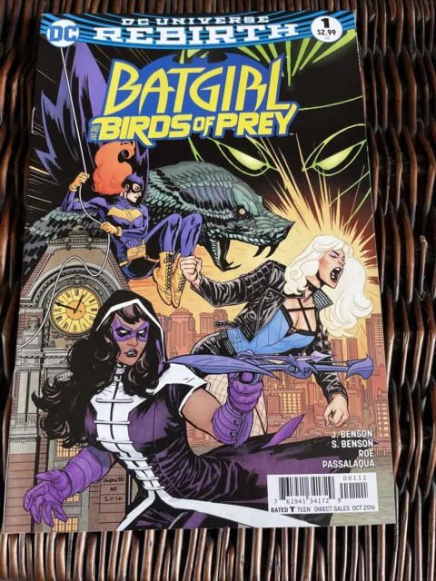 Dc Comics Batgirl And The Birds Of Prey Rebirth #1 Oct 2016