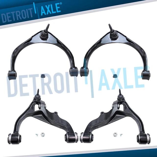 FRONT UPPER LOWER Control Arms Ball Joints for 20092015 2016 2017 2018