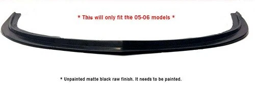 For 05 06 Acura RSX DC5 MDA Splitter Style Front Bumper Lip Kit Urethane PU