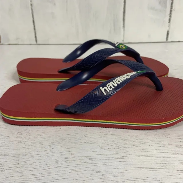 Havaianas Boys Girls Flip Flops Sandals Red Blue US 3/4Y EUR 35/36