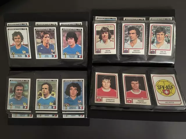 Panini FIFA World Cup 1978 Argentina Sticker Set Full Self-Adhesive