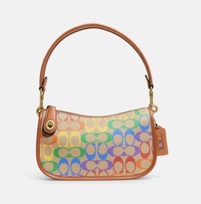 water bottle crossbody in signature canvas