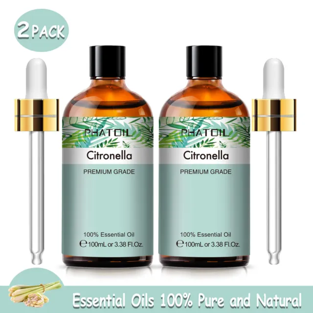 Natur Citronella Ätherisches Öl Aromatherapie Duftöl für Diffuser,Luftbefeuchter