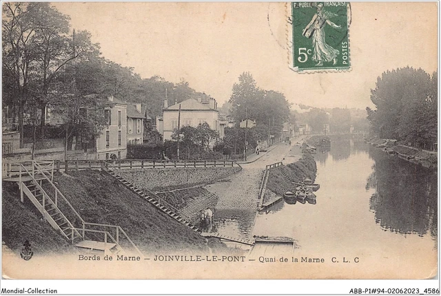 ABBP1-94-0061 - bords de marne - JOINVILLE-LE-PONT - quai de la marne