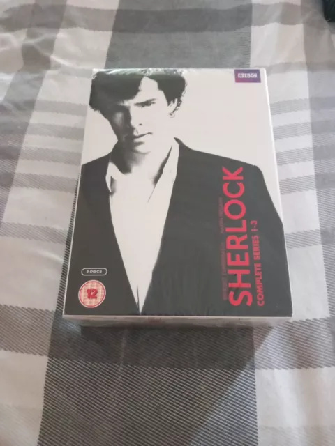 Sherlock: Complete Series 1-3 DVD (2014) Benedict Cumberbatch cert 12 6 discs