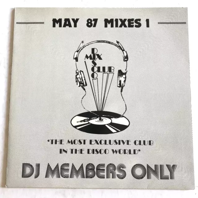 DMC (Disco Mix Club) - May 87 Mixes 1 (Mantronix Mega Mix - Chad Jackson )