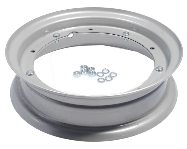 Jante pour Vespa Cosa 125-200 2.5-1, ouverte, grise,