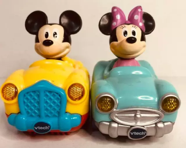 Vtech Toot-Toot Drivers Disney Minnie & Mickey Cars_tested/working