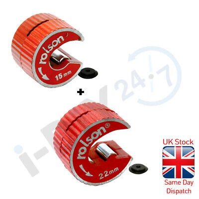 AMTECH Rotary 22mm Tubi di Rame Tubo Cutter Autobloccanti Ruote SLICER 