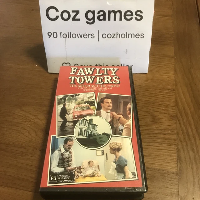 Fawlty Towers The Kipper and The Corpse Waldorf Salad Gourmet Night 3 Eps VHS