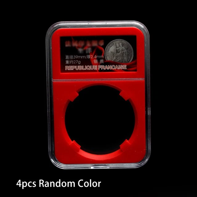 Protégez et exposez vos dalles de pièces de 39 mm avec ce pack de 4 boîtes de